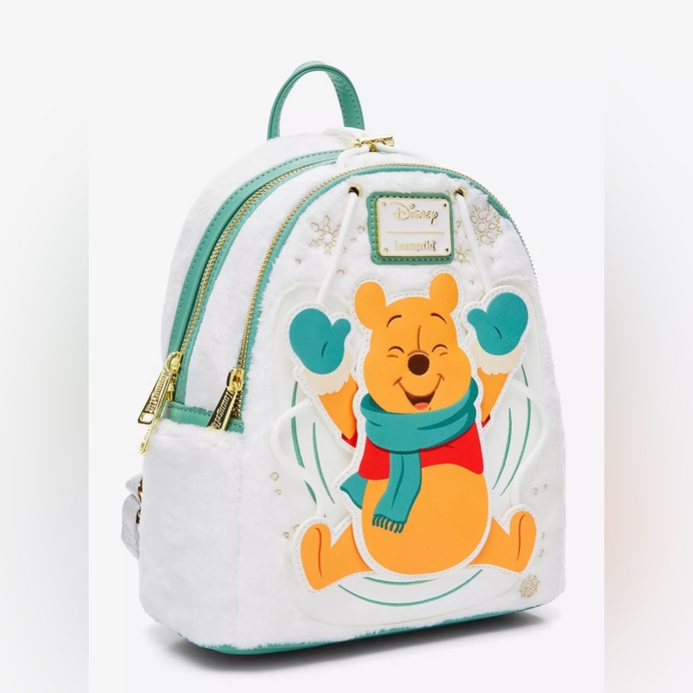Loungefly Disney Winnie the Pooh Snow Angel Mini Backpack - BoxLunch Exclusive - Picture 2 of 4